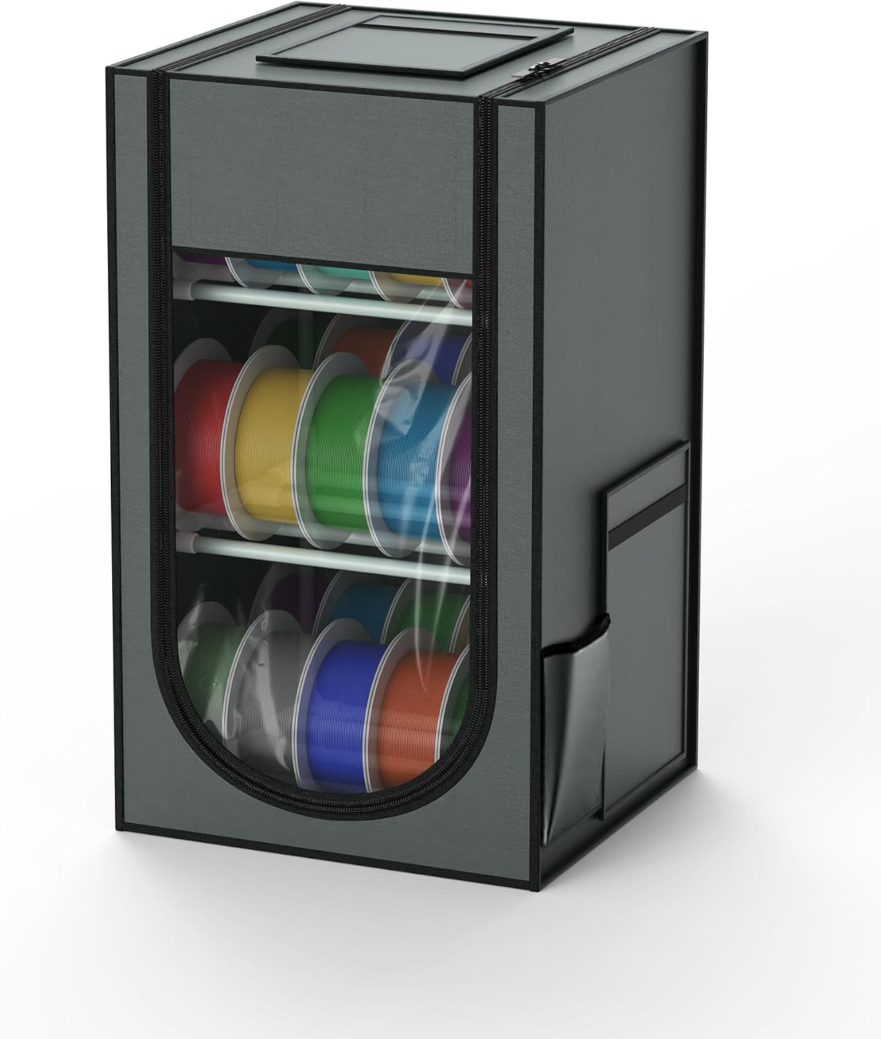 3D Printer Filament Storage Box, 30-Roll 3D Printer Filament Storage, Hard Fiber