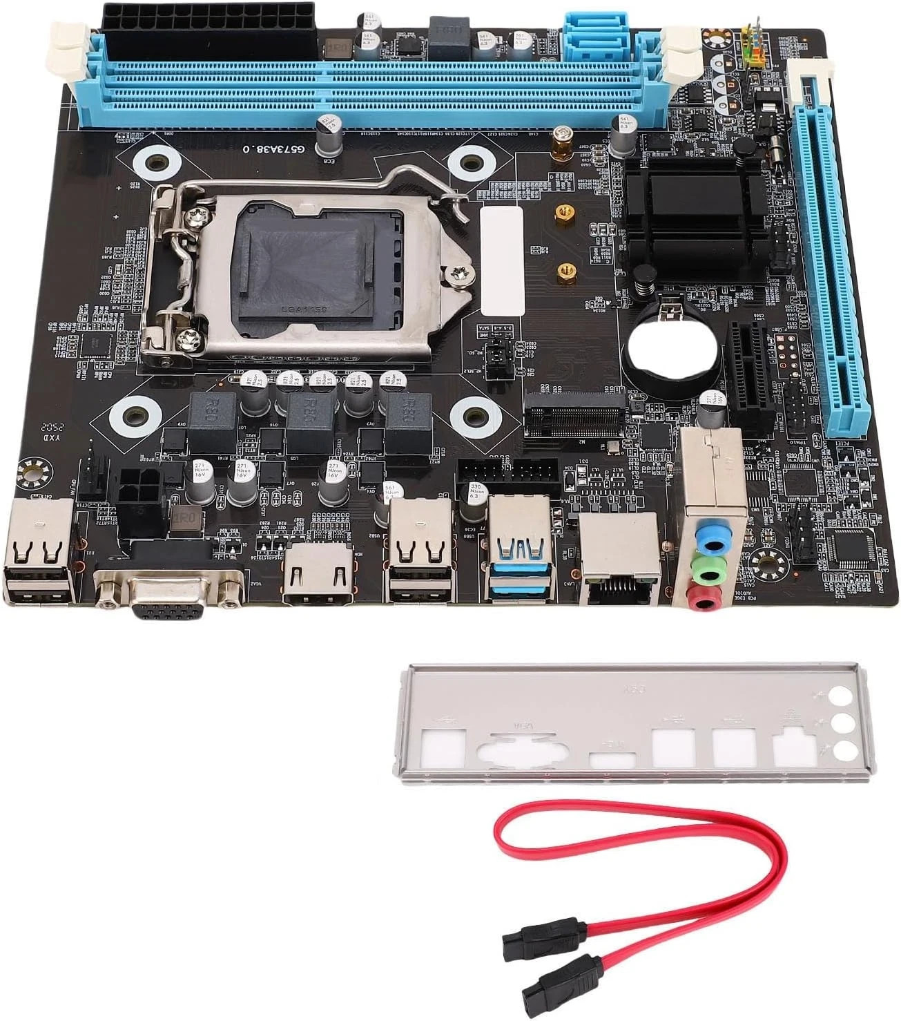 intel H81 Motherboard M.2 Nvme NGFF 6Gbs LGA 1150 Micro ATX with IO SHIELD