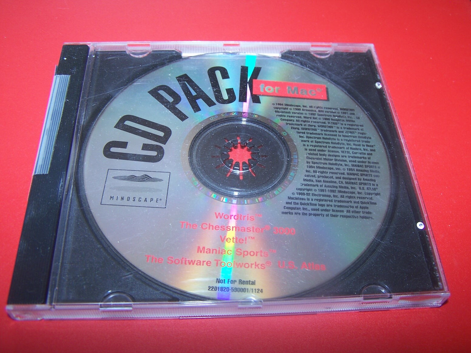 Mindscape CD Pack for Mac P/N 2201820-590001/1124