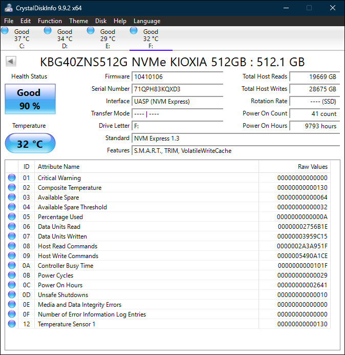 [ BULK LOT of 25] NVMe 512GB SSD 2230 WD/KIOXIA/SK hynix 90+