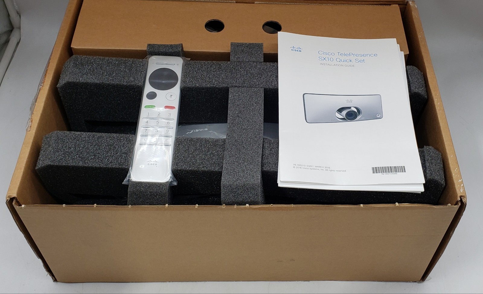 NEW OPEN BOX Cisco CTS-SX10-K9 TelePresence Video Conferencing SX10
