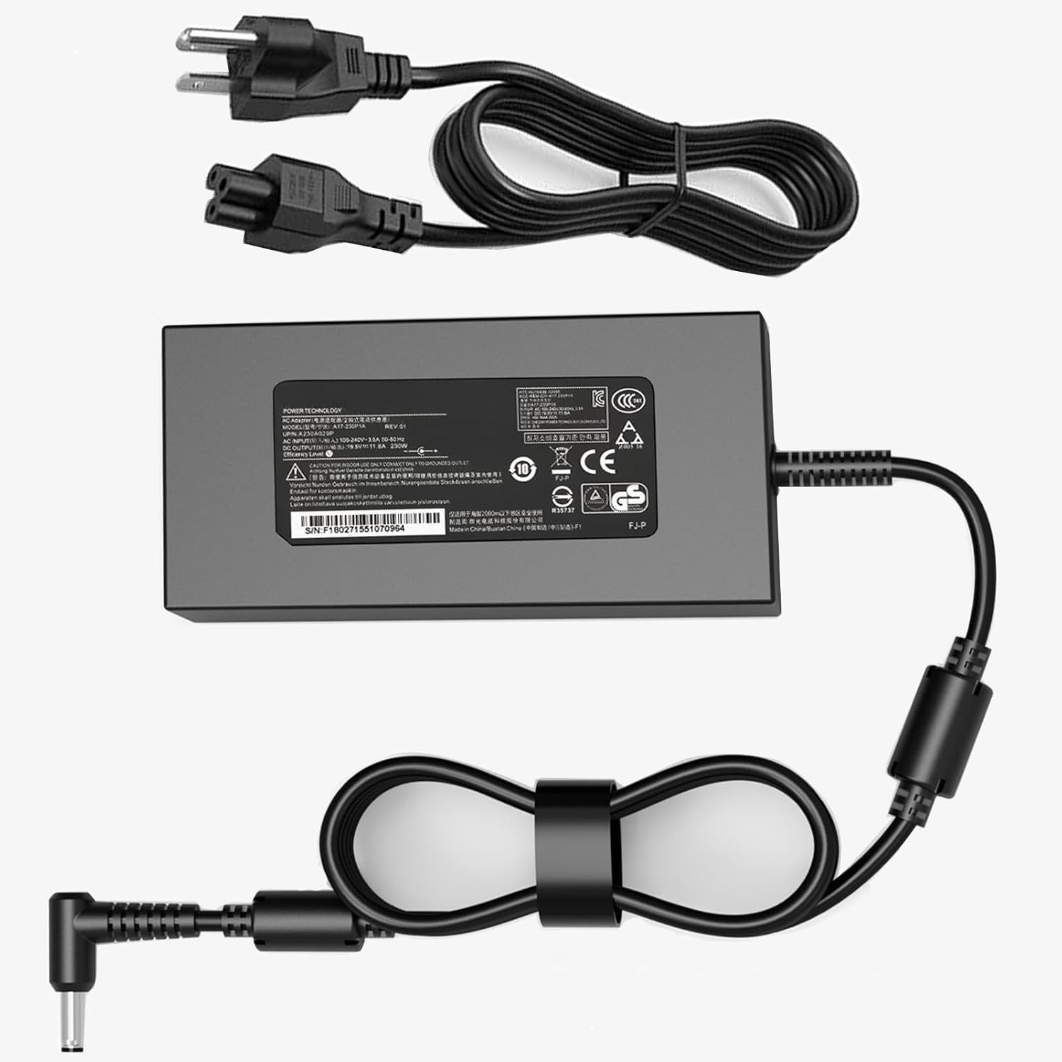 230W Charger Fit for Gigabyte AORUS 15 17 15P 15G 17G XD YD YC A5 X1 YD Aero ...