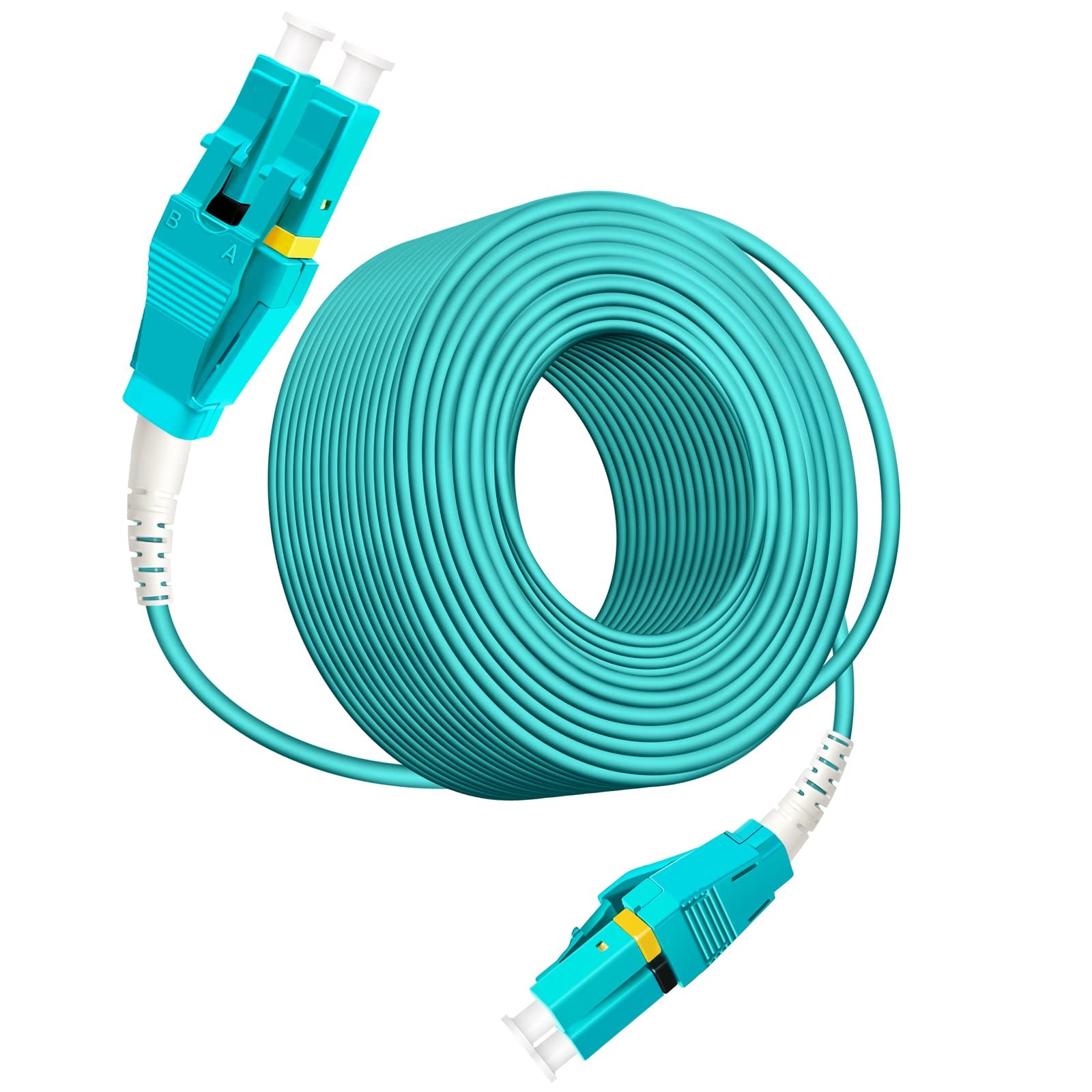 20 Meters Uniboot LC To LC 10G OM3 Fiber Patch Cable Multimode Duplex 50/125