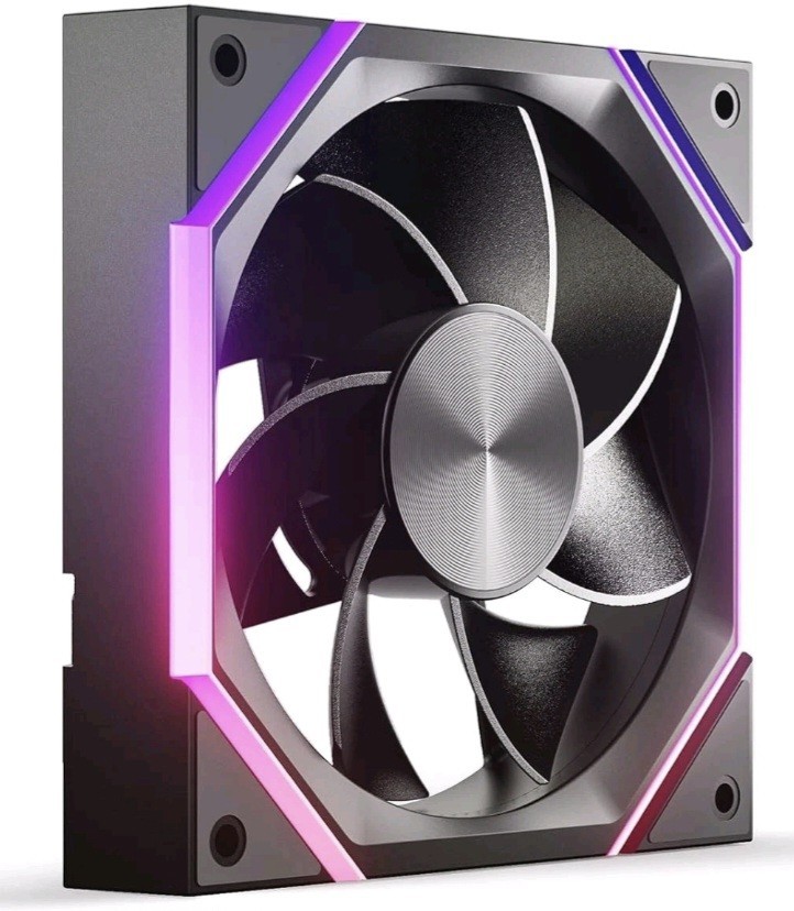 Nyota Ventilateur PC 140MM ARGB Lot de 1 HDB Ventilateur RGB 8977 CFM/1800 RP...