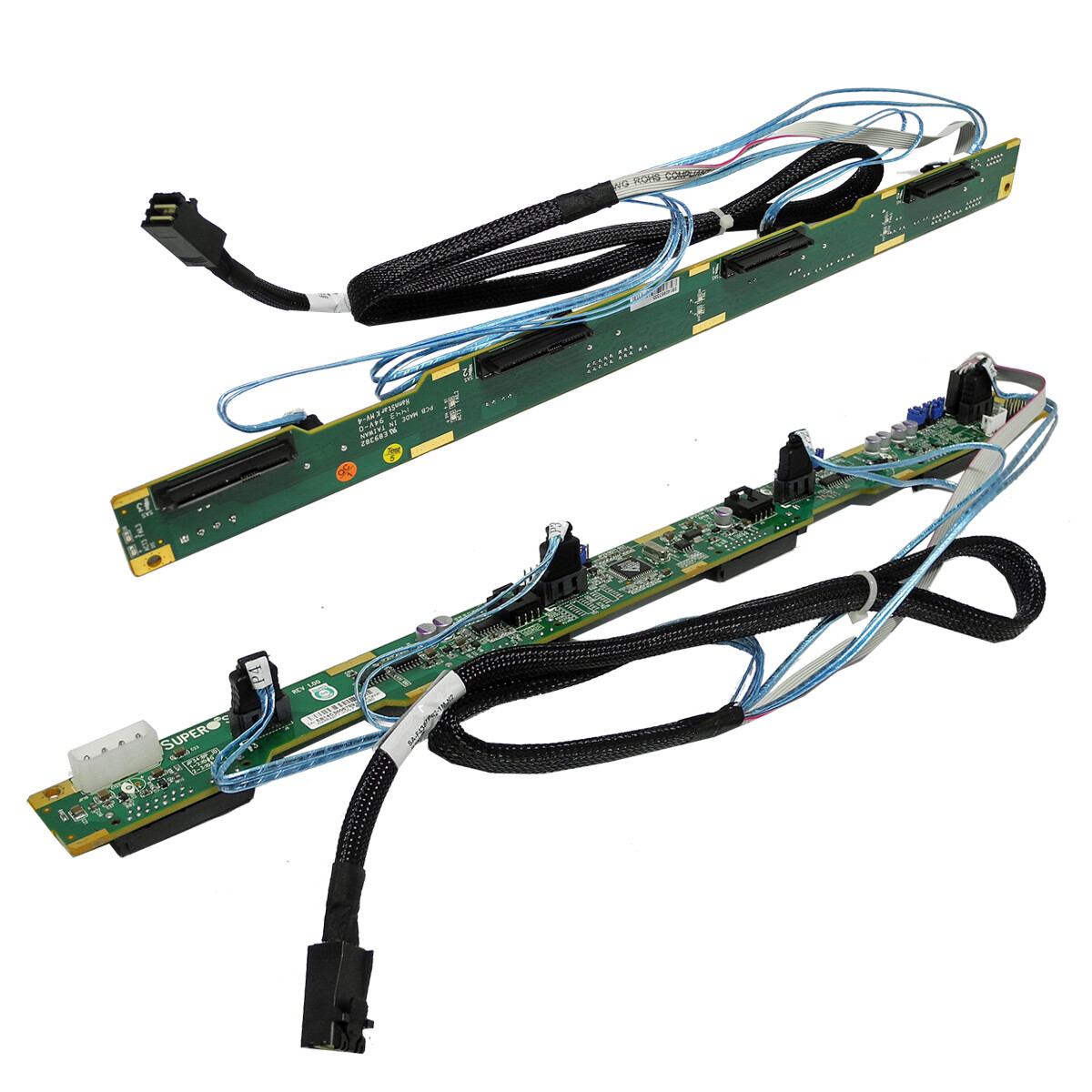 Supermicro SAS815TQ 4x3.5" LFF Backplane for CSE-819U Chassis + SAS/SATA Cable