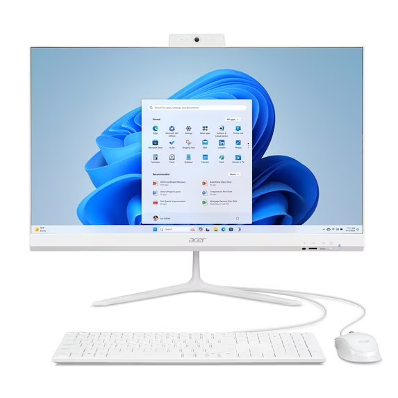 Acer Aspire C24 All-In-One, 23.8" FHD IPS, AMD Ryzen 5 40, 8GB RAM/512GB SSD