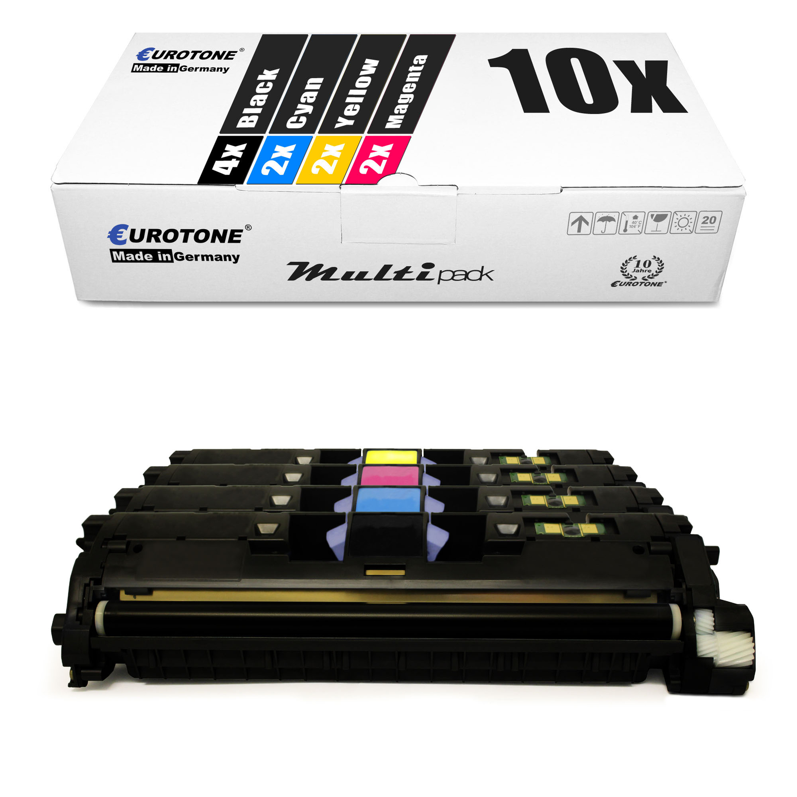 10X Eco Cartridge For Canon Lasershot LBP-5200-N LBP-5200 Laserbase MF?8180-C