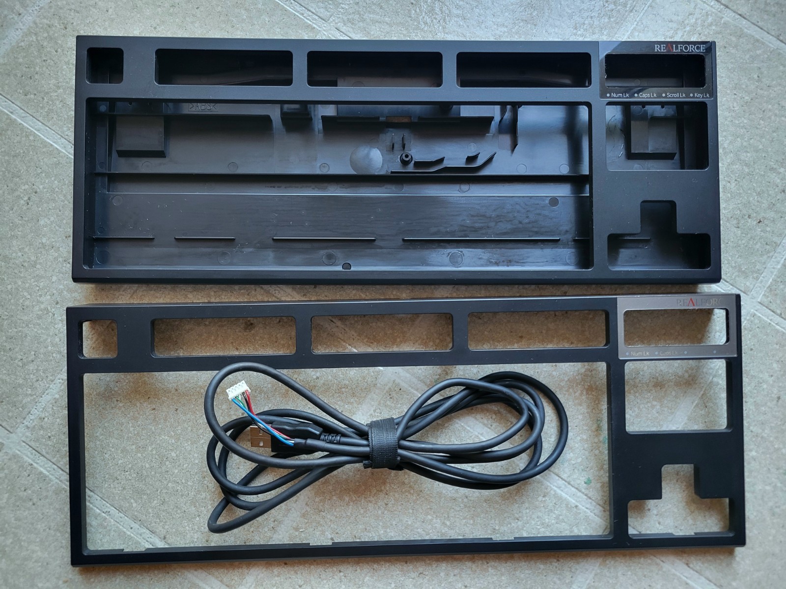 Topre Realforce R2 TKL Case/Shell with 2x Tops **OEM Parts**