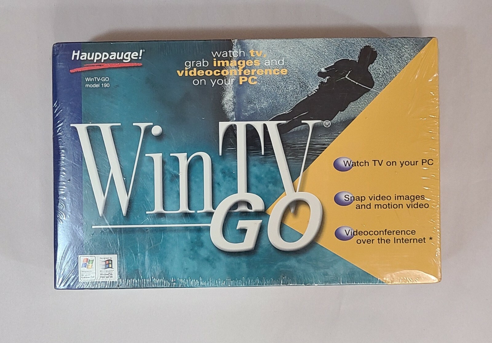 Hauppauge WinTV GO - Model 190 - TV Tuner - Save Video and Videoconfrence - PCI