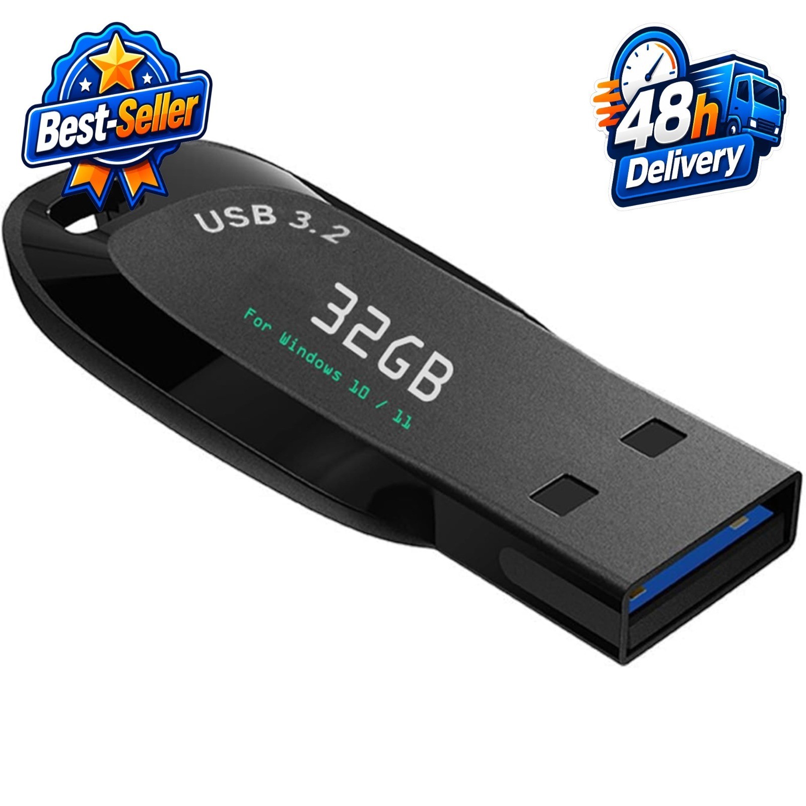 Xtssui 32GB Bootable USB Drive for Windows 10/11 Installation & Recovery