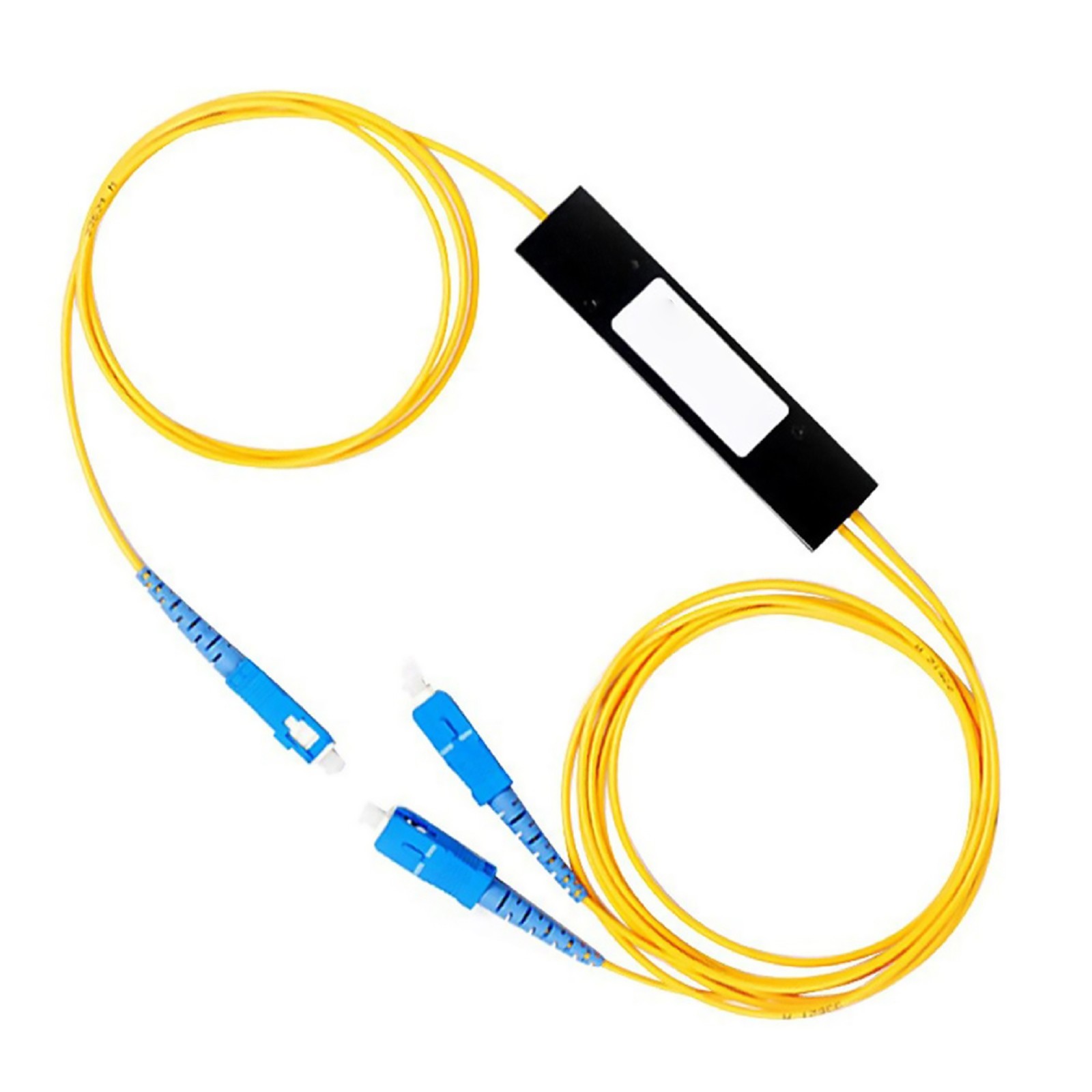 1X2 1 To 2 Fiber Optical Splitter Coupler Cable SC UPC FBT Signalmode Coupling j