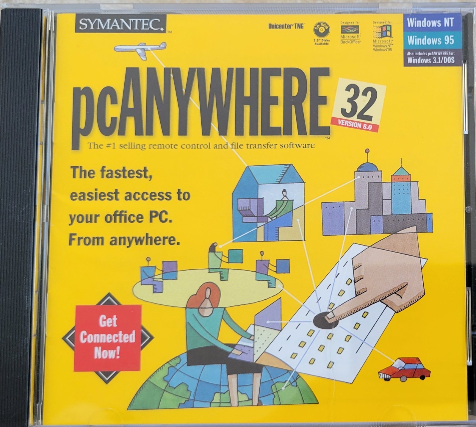 Vintage - SYMANTEC PCAnywhere 32 Version 8.0, 1997
