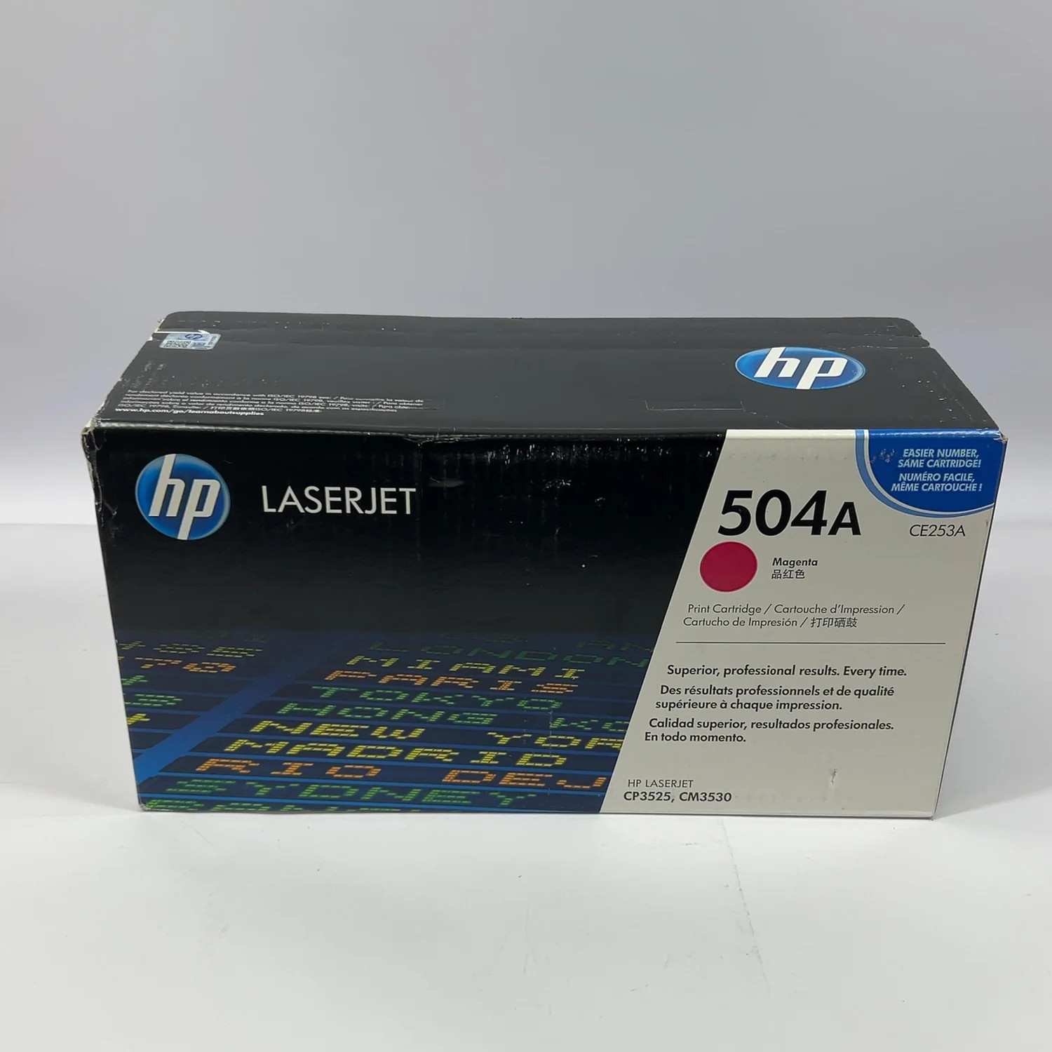 New HP 504A CE253A Magenta Toner Cartridge
