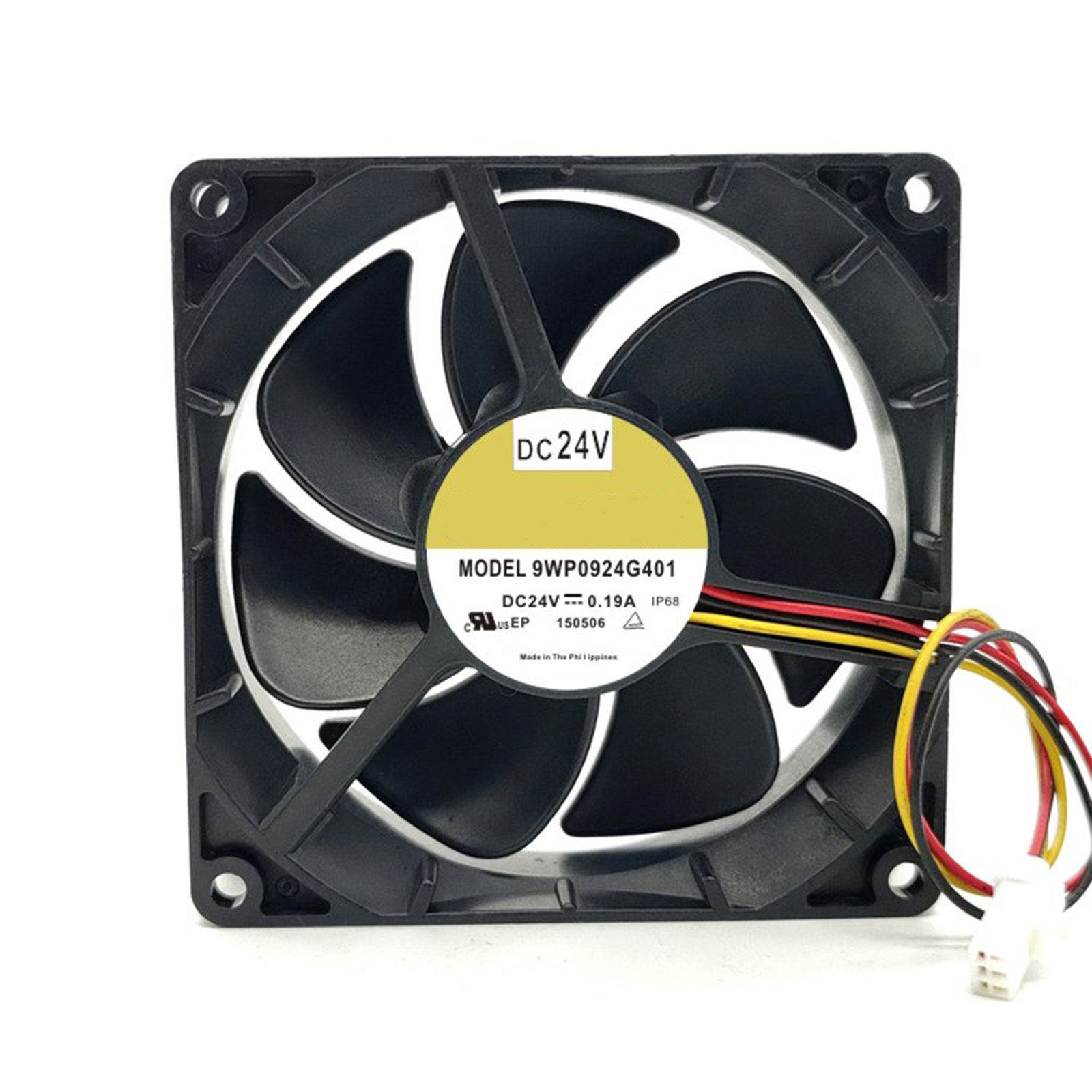 DC24V 0.19A 9cm 3-wire   Waterproof Interface Inverter Fan SanAce92W 9025