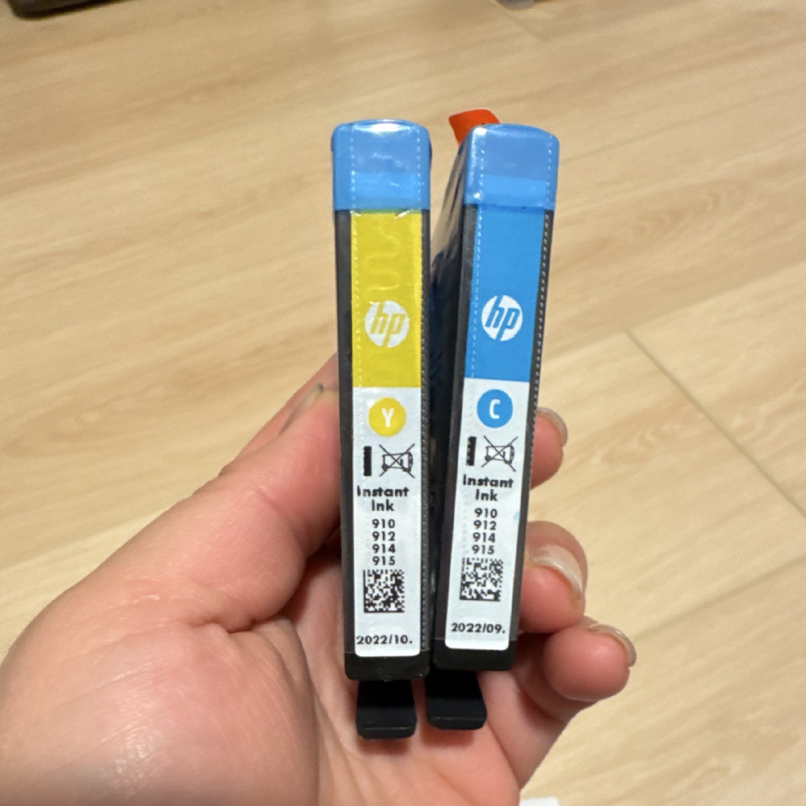 HP Genuine Ink Cartridges Yellow & Cyan for 910 912 914 915 Inkjet Printers