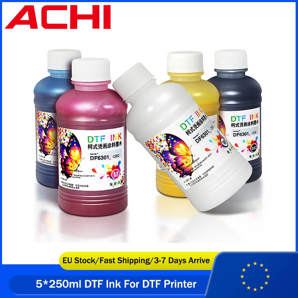 ACHI 250ml/500ml UV/DTF/UV DTF/6090 UV Ink replenishment kit For Epson Printer