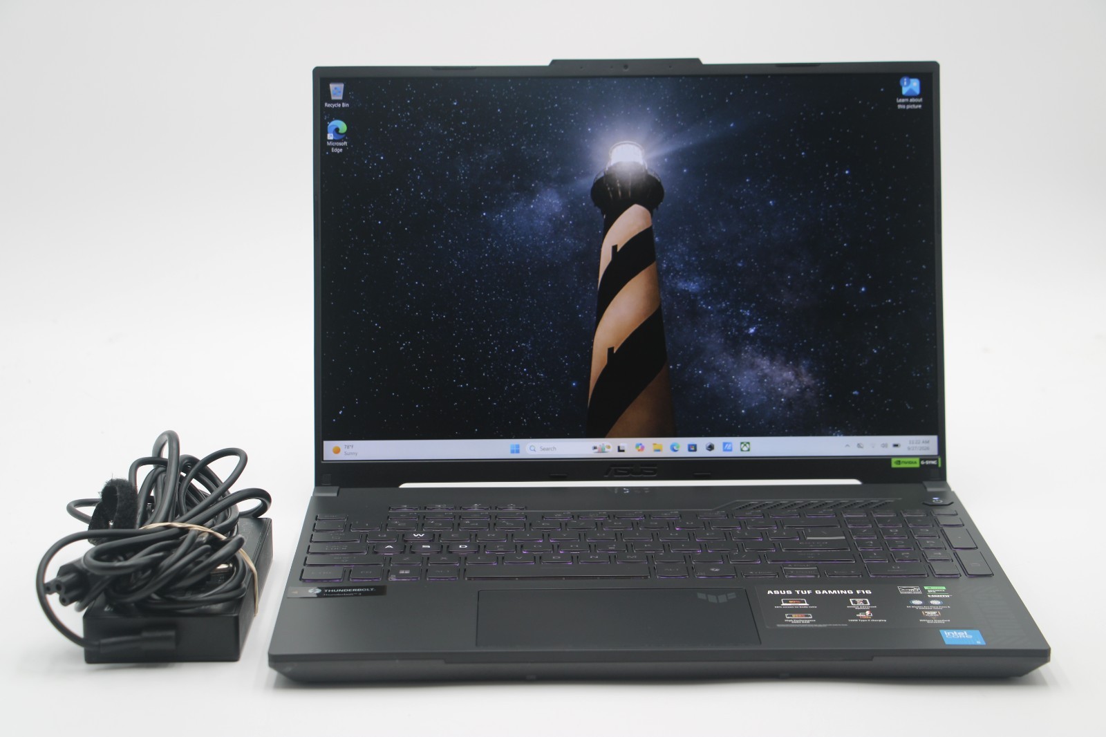 ASUS TUF Gaming F16 16" Intel Core 5 210H/ 16GB DDR5/ 512GB SSD/ RTX 4050 Win11