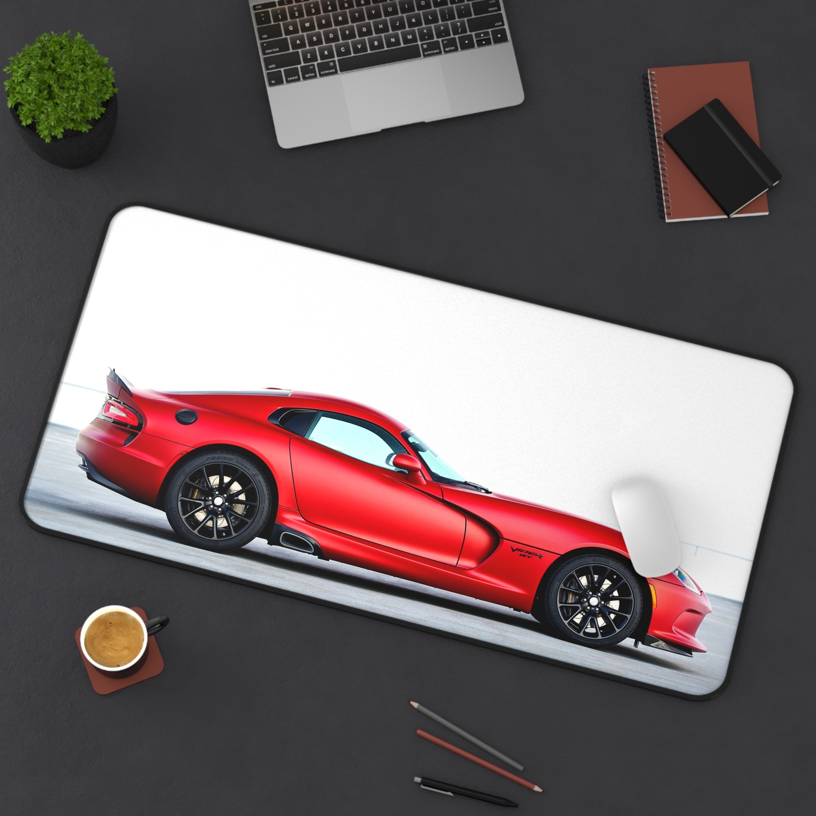 Dodge Viper in Red - Desk Mat Gaming Mouse Pad - Perfect Car Lover Gift