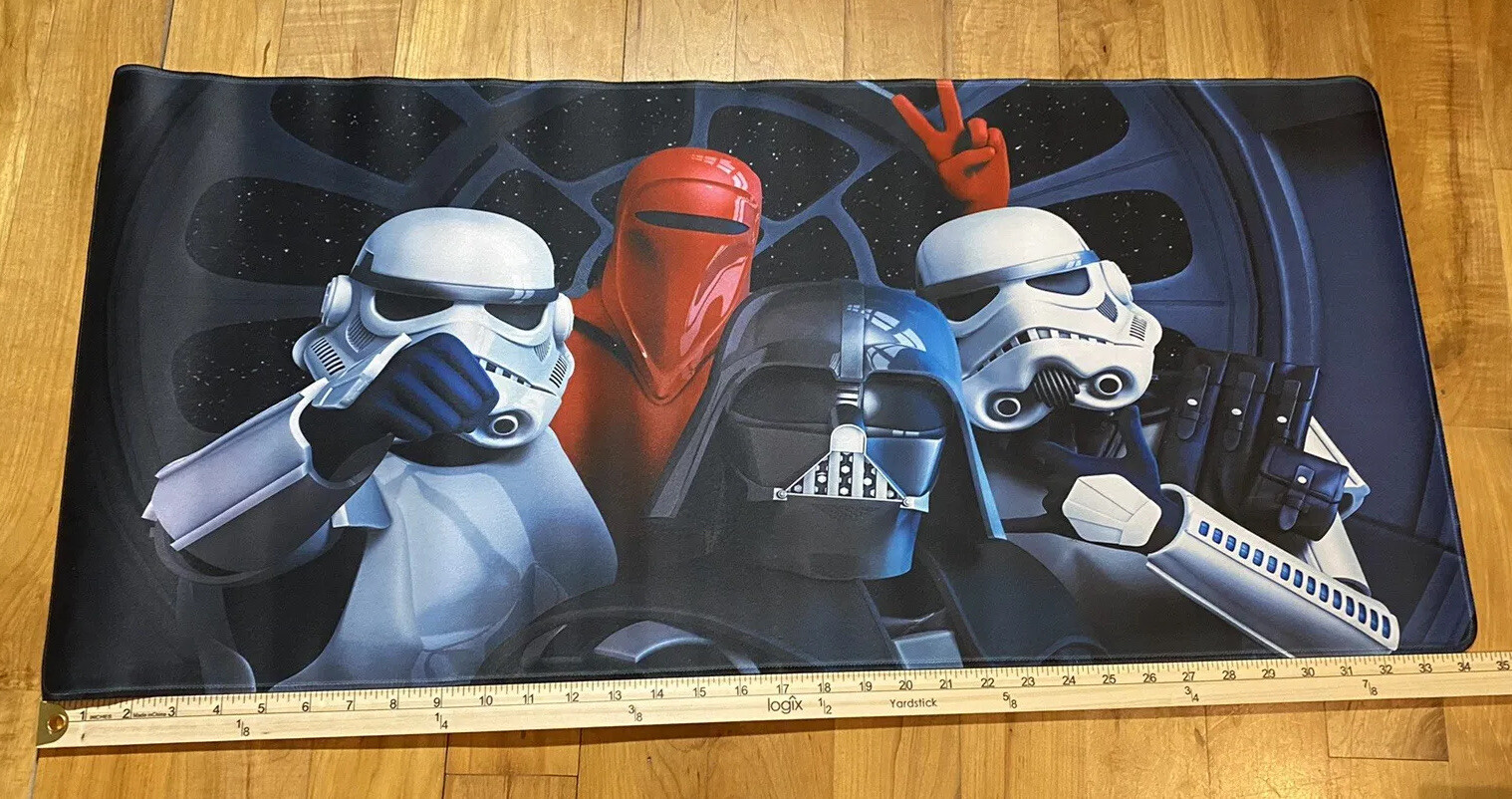Star Wars Storm Trooper Large Mouse Pad Mat Gaming Play Keyboard Mat 34”
