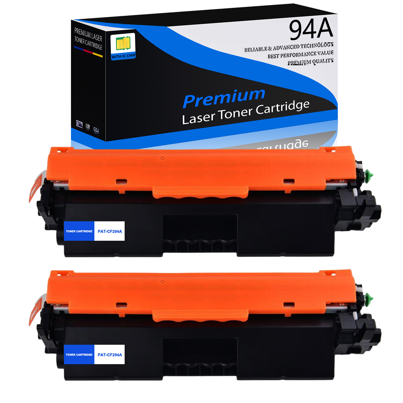 2PK CF294A 94A Toner Cartridge For HP 94A LaserJet Pro M118dw MFP M148dw M148fdw