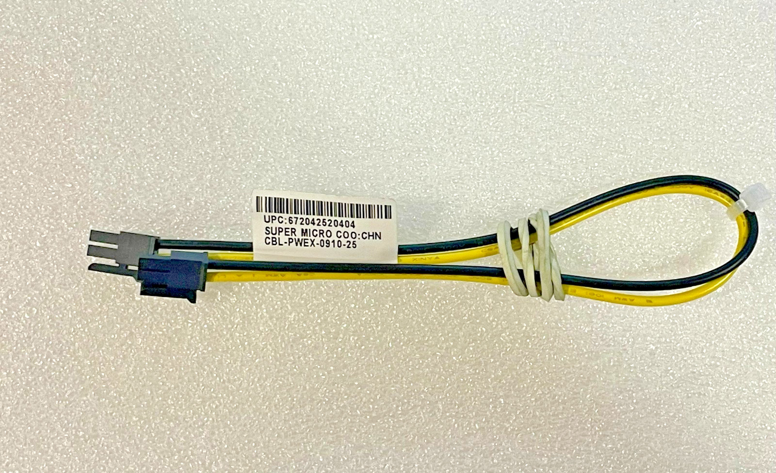 SuperMicro CBL-PWEX-0910-25 MicroFit (2x1 to 2x1),PH3.0,25cm,11A/p,16AWG