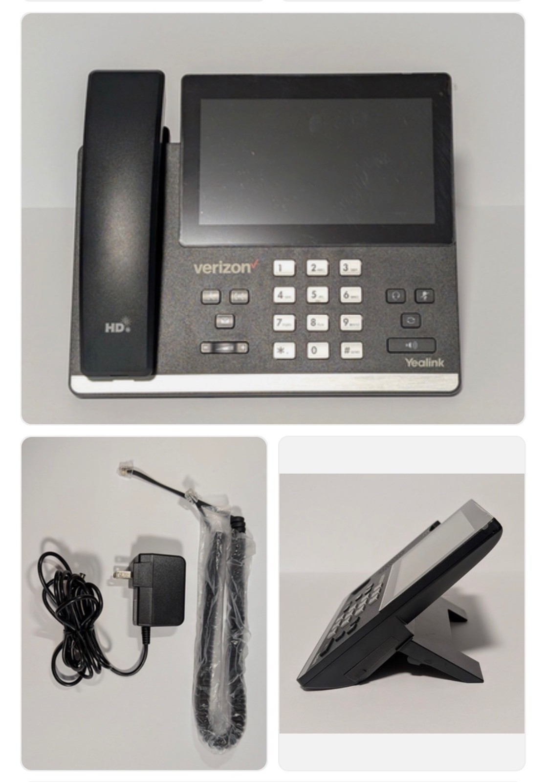 Verizon Yealink One Talk T67LTE 4G Desk Phone + Power Cord
