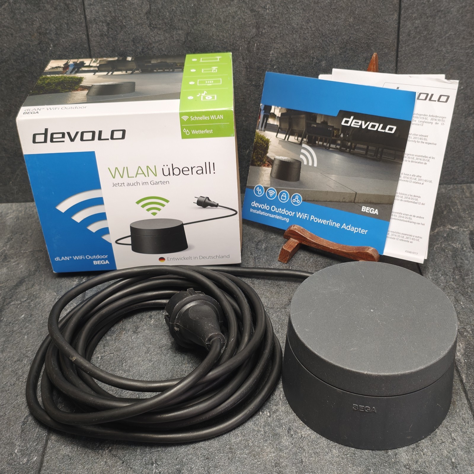 Devolo dLAN WiFi Outdoor BEGA • WiFi Anywhere Outdoor Weatherproof 