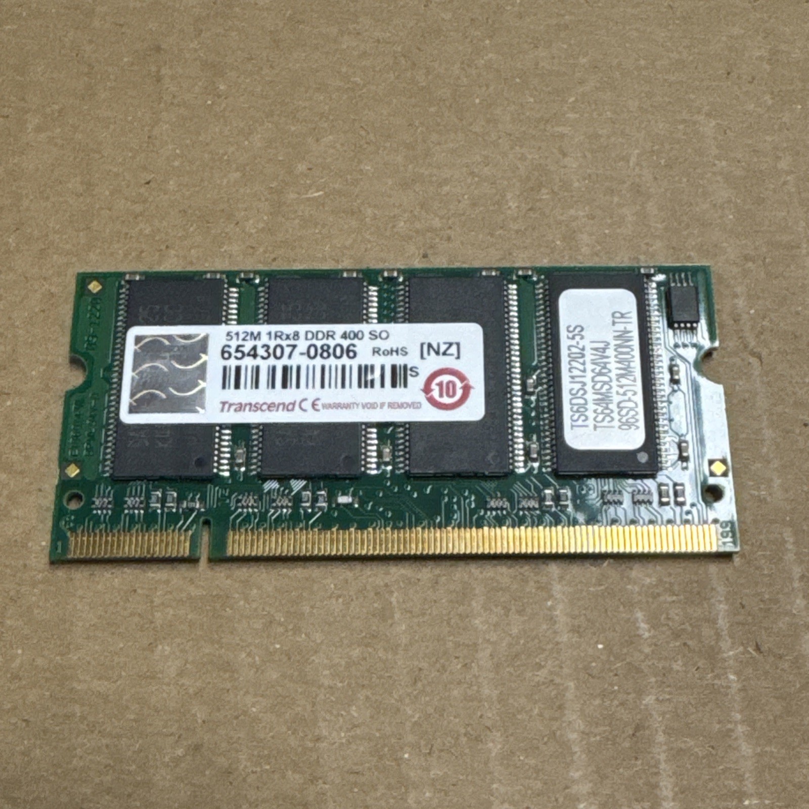 Transcend-Samsung 512MB 1RX8 DDR 400 200PIN SODIMM