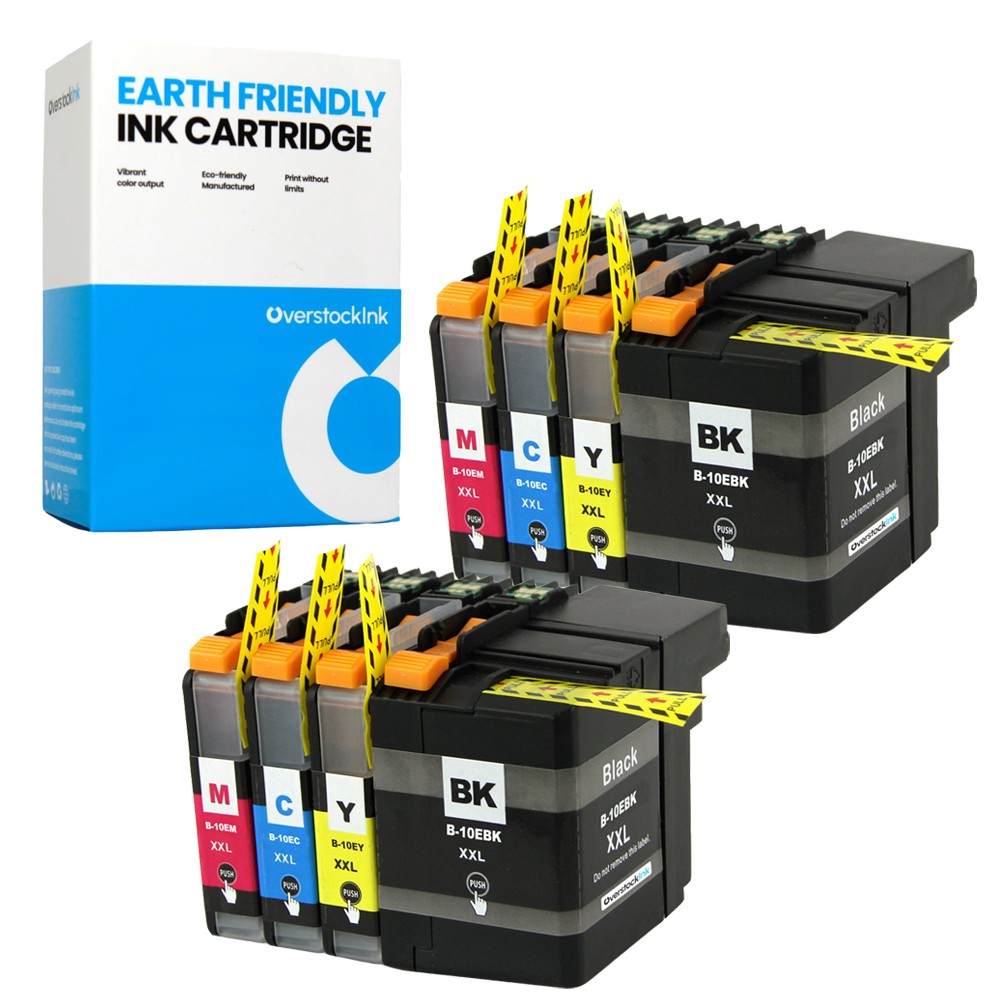8PK OSI Compatible LC10E Printer Ink Cartridges fits Brother MFC-J6925DW