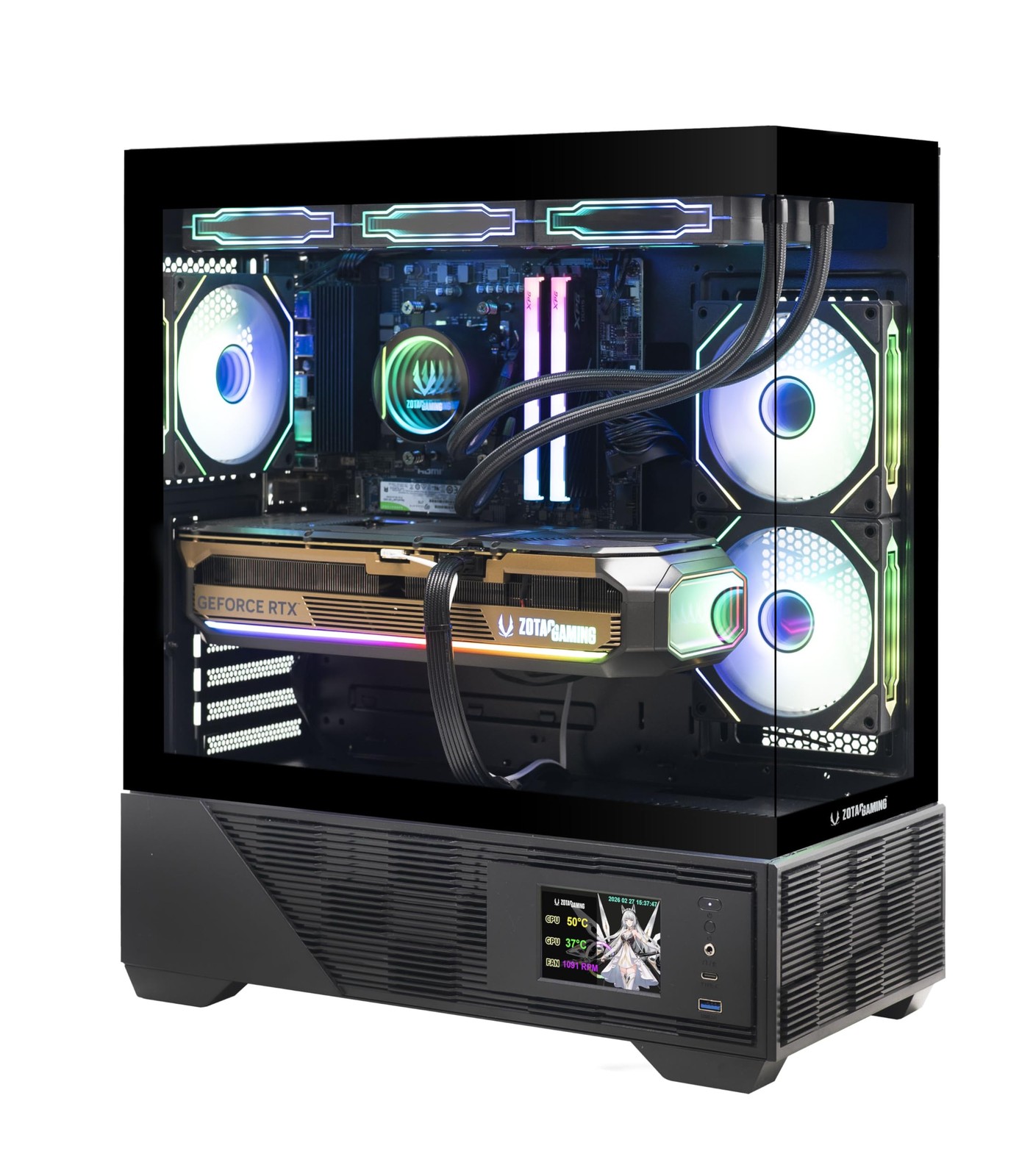 ZOTAC MEK Gaming PC Desktop, GeForce RTX 5080 16GB, AMD Ryzen 7 9800X3D