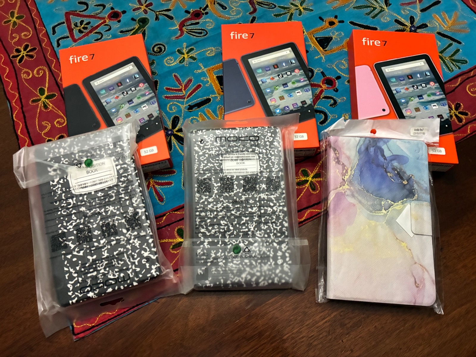 NEW IN BOX; single Fire 7 12th Gen 32GB  Wi-Fi  -Choice of Black, Denim, or Rose