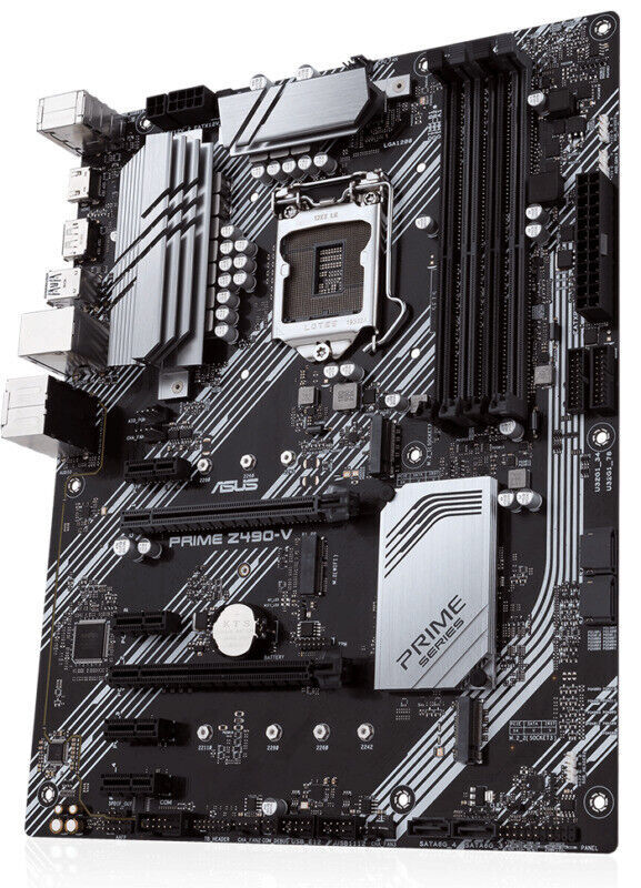ASUS Prime Z490-V Motherboard Intel Z490 LGA1200 4 x DDR4 ATX 2 x M.2 HDMI