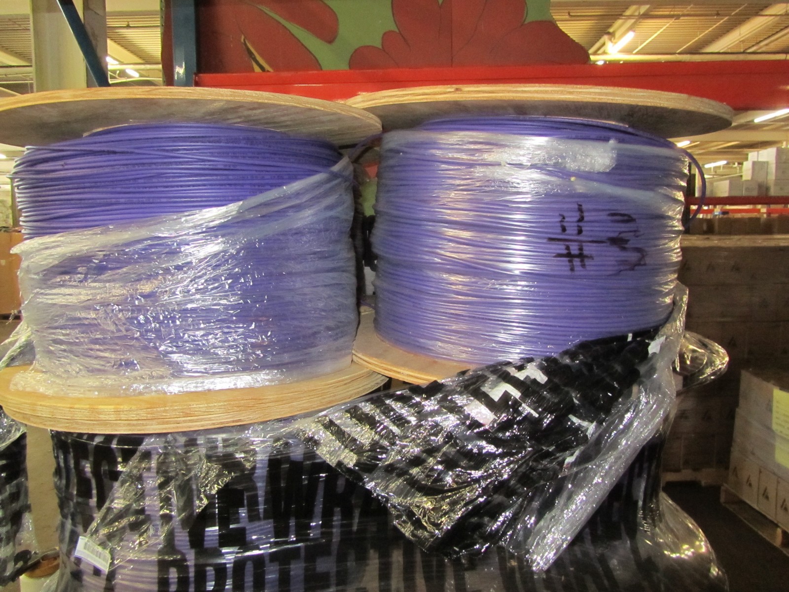 Hitachi 60518-12 OFN FT6 Plenum  50/125, 12 Strand Fiber Optic Cable, 500 Ft.