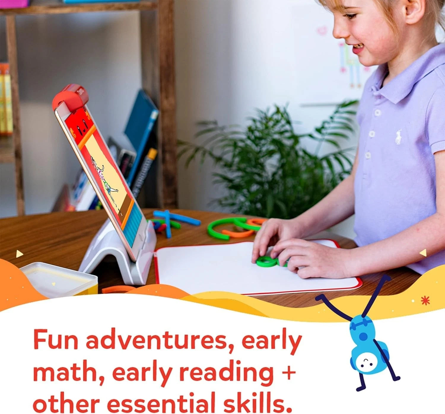 AUTHENTIC Osmo Little Genius Starter Kit for iPad Educational Learning AGES 3-5
