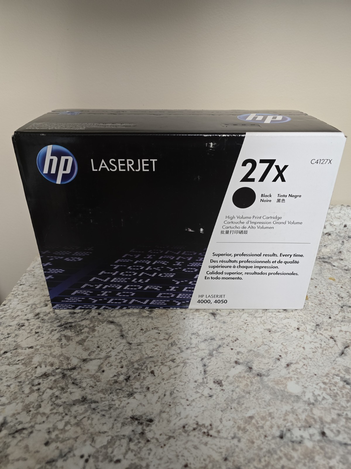 NEW SEALED - Genuine HP LaserJet 27X Black High Volume Toner Cartridge C4127X