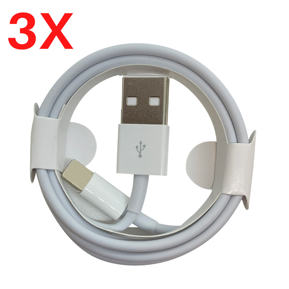 Lot of 20X USB Cable 3/6Ft Wholesale For Apple iPhone 14 13 12 11 8 Charger Cord
