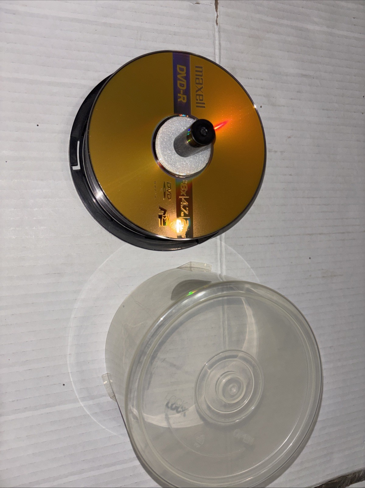 Maxell DVD-R 8X 4.7GB 2 Hrs Spindle Case Individual 29 Disc Lot Open Box