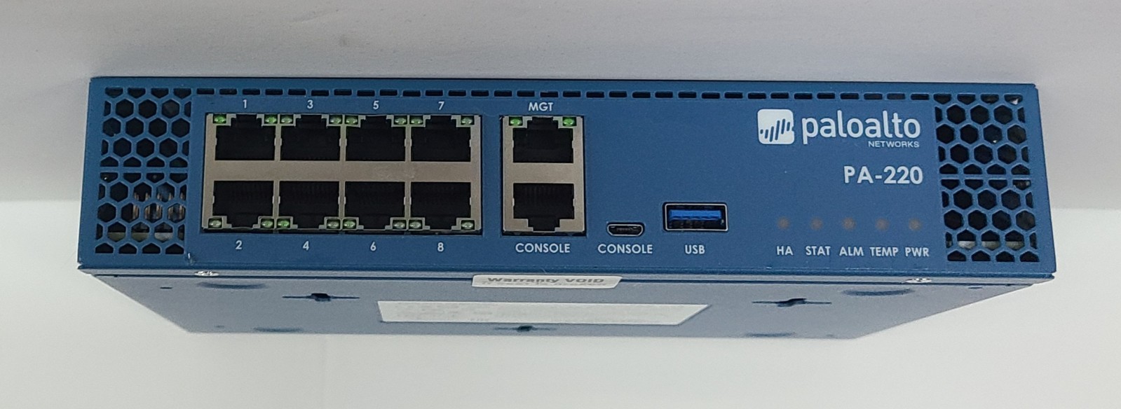 Palo Alto PA-220 Security Appliance Firewall - w/ A/C Adapter