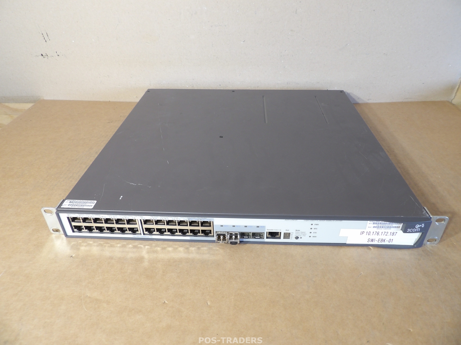3Com SuperStack 4 Switch 5500G-EI 24-Port 3CR17254-91 - INCL 2x SFP / RACK EARS