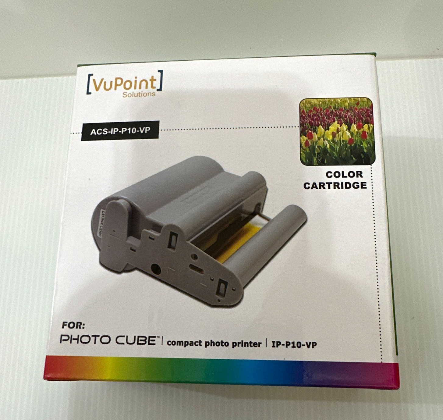 VuPoint Solutions ACS-IP-P10-VP Multicolor Dye Sub Ink Cartridge for IP-P10-VP