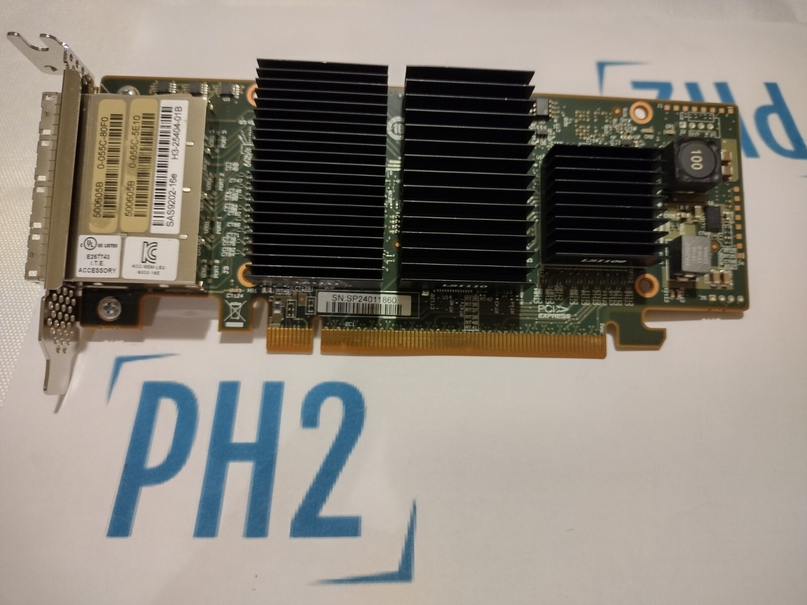 	DELL		WPXP6 LSI SAS 9202-16E HBA 6Gb/S 16-PORT SAS/SATA Controller Card w/Low P