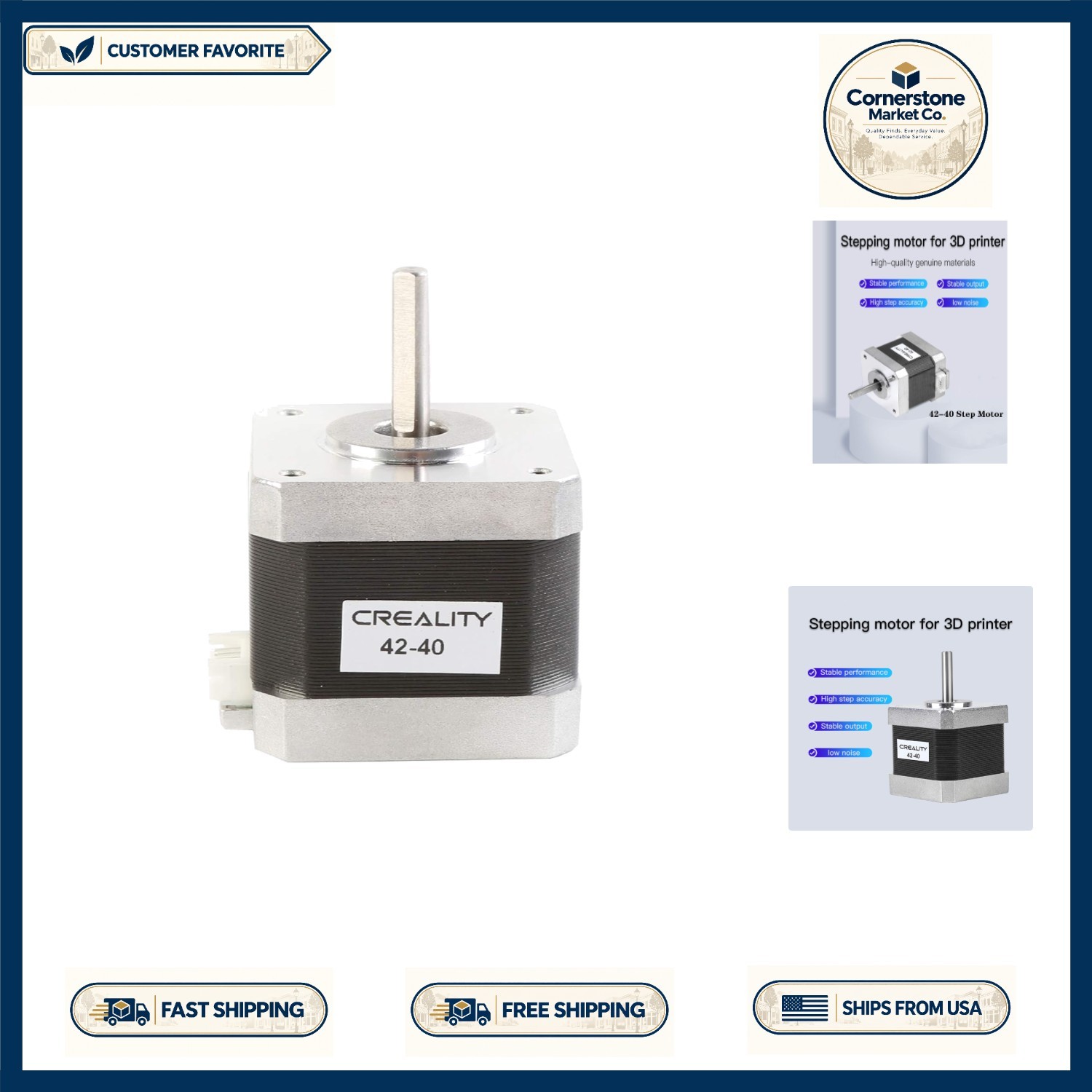 1.8 Degree 42-40 Stepper Motor for Ender and CR Series - Boost Your 3D Printing
