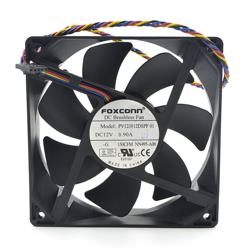 FOXCONN PV123812DSPF 120x120x38mm DC 12V 0.90A 4wire 5pin Cooling FAN