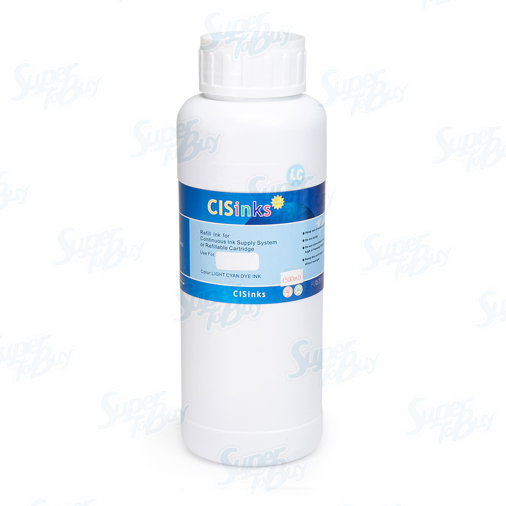 500ml Light Cyan Large Ink Bottle alternative for 600 700 810 835 837