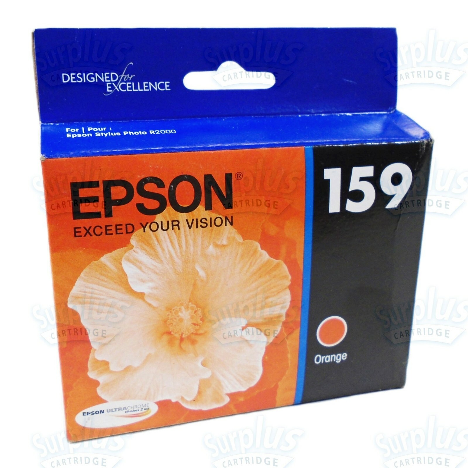 Genuine Epson 159 Orange Cartridge T1599 Stylus PhotoR2000 (Retail Box)