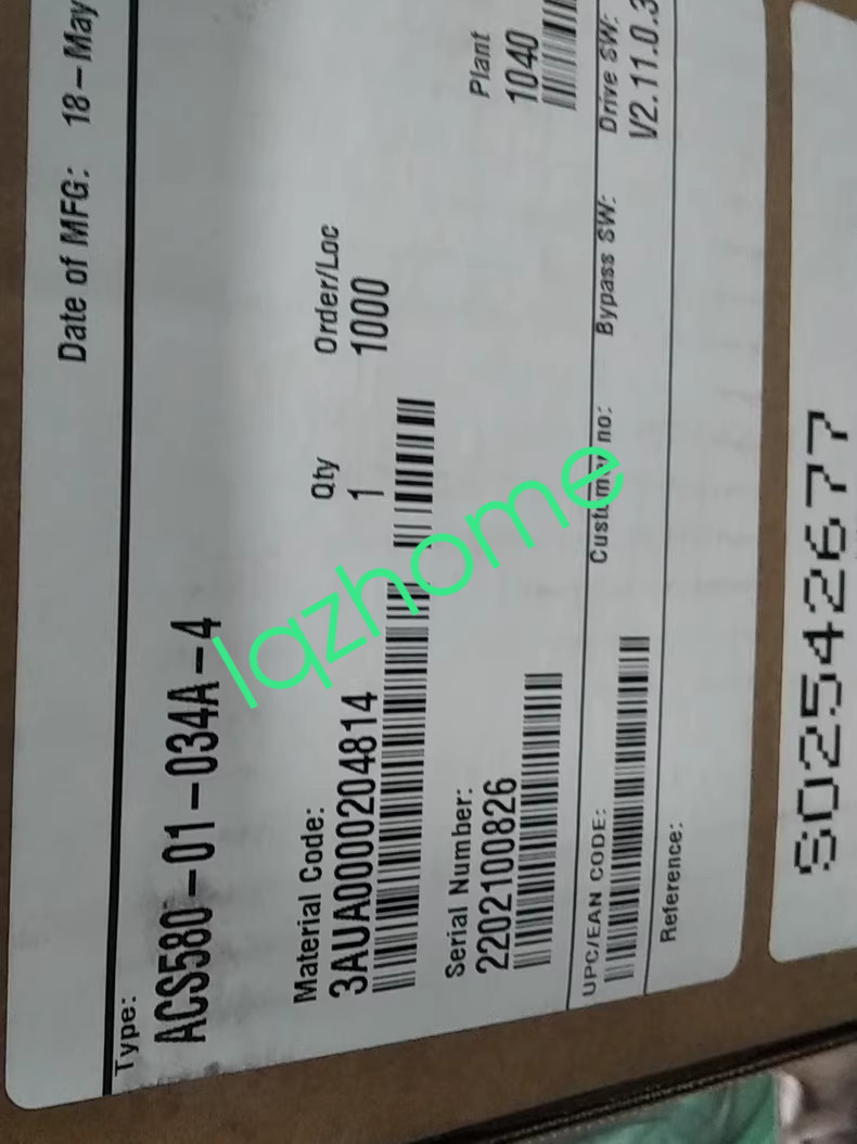 1PCS ABB frequency converter ACS580-01-034A-4  new via FedEx or DHL