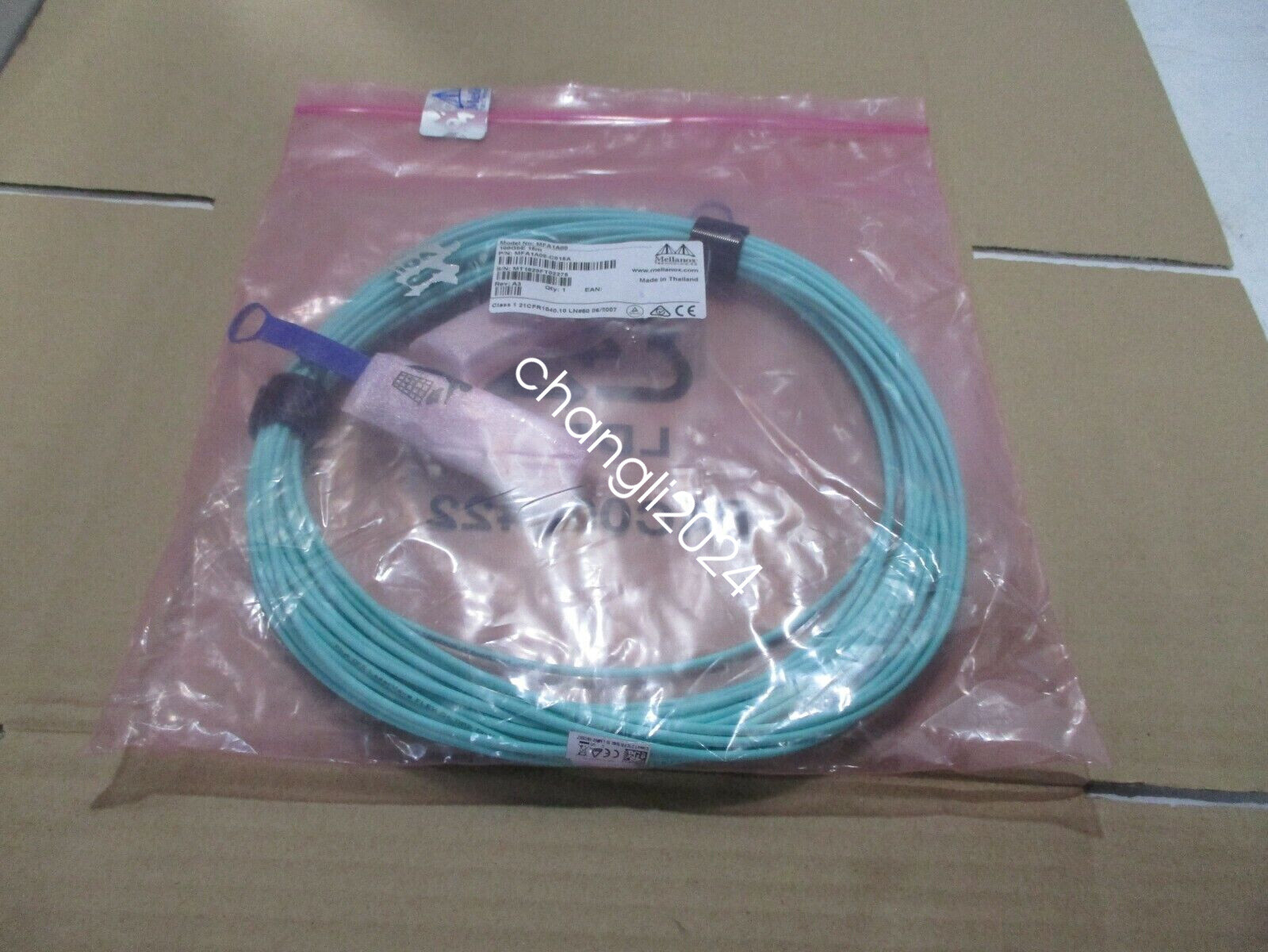 MELLANOX TECHNOLOGIES MFA1A00-C015 15M ACTIVE FIBER CABLE MFA1A00