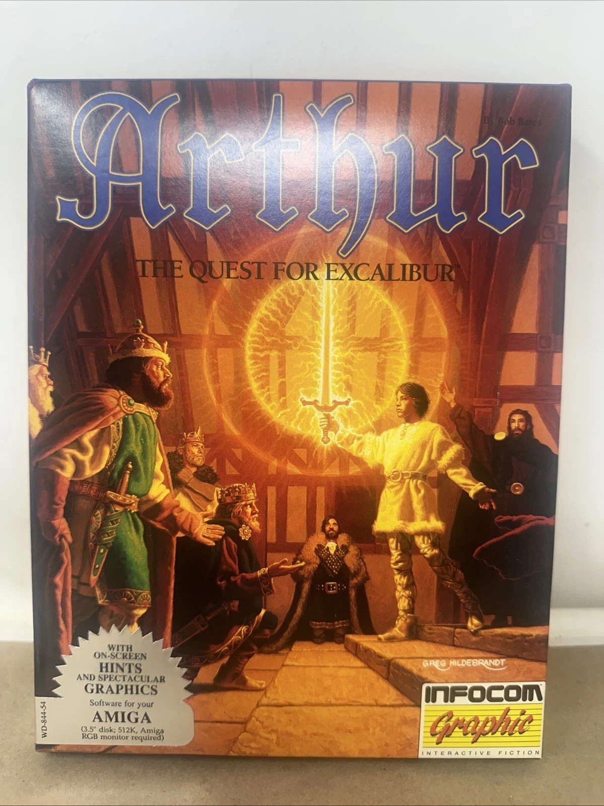 Arthur The Quest for Excalibur Commodore Amiga Game on 3.5" disk