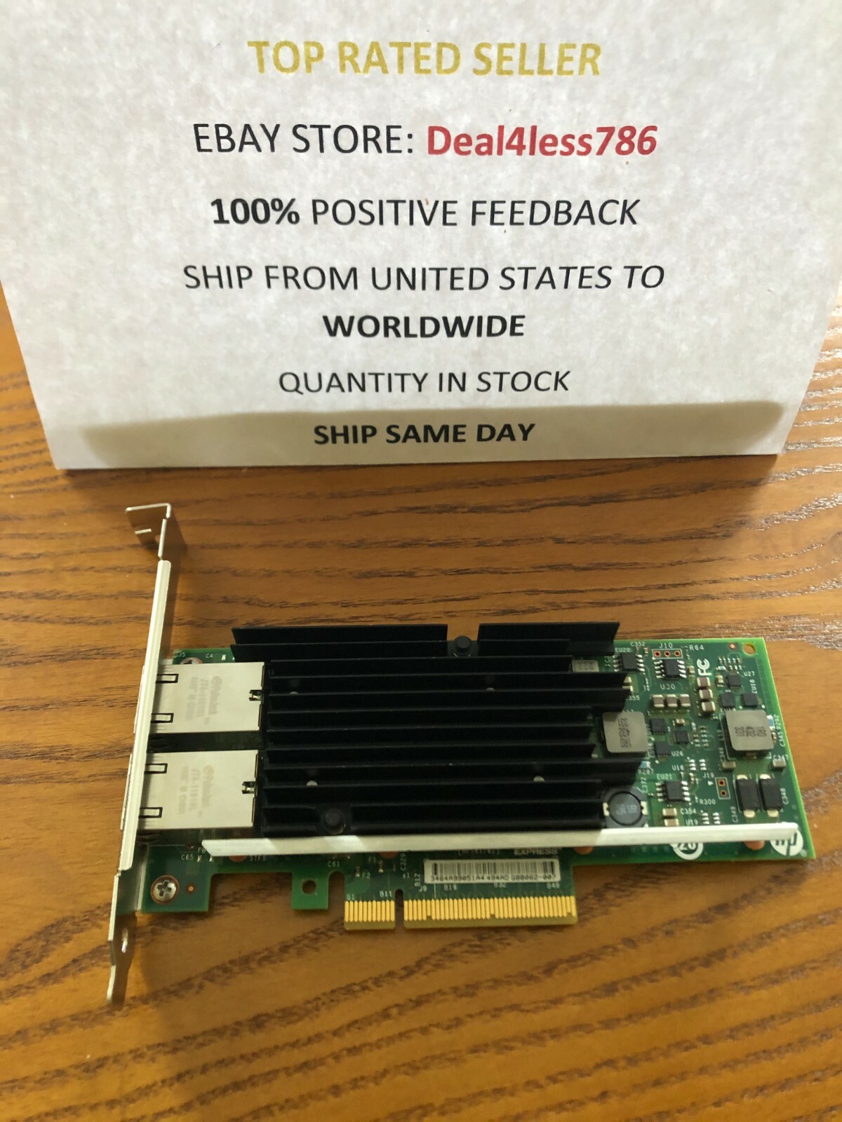 HP Ethernet 10Gb 2-Port 561T Adapter 716591-B21/717708-001/717708-002