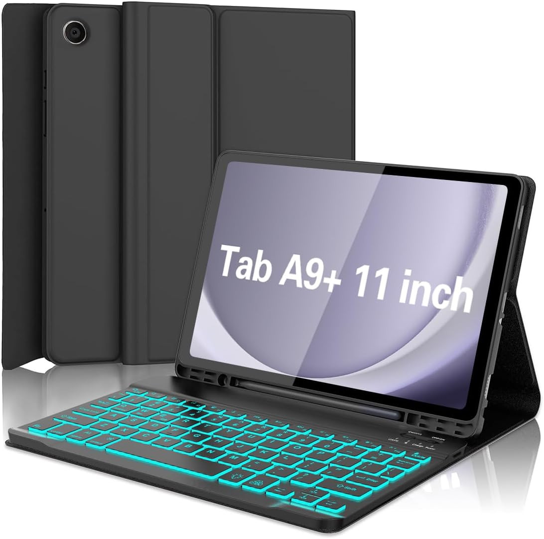 Galaxy Tab A9 plus Case with Keyboard 5G 11 Inch 2023 SM-X210/X216/X218